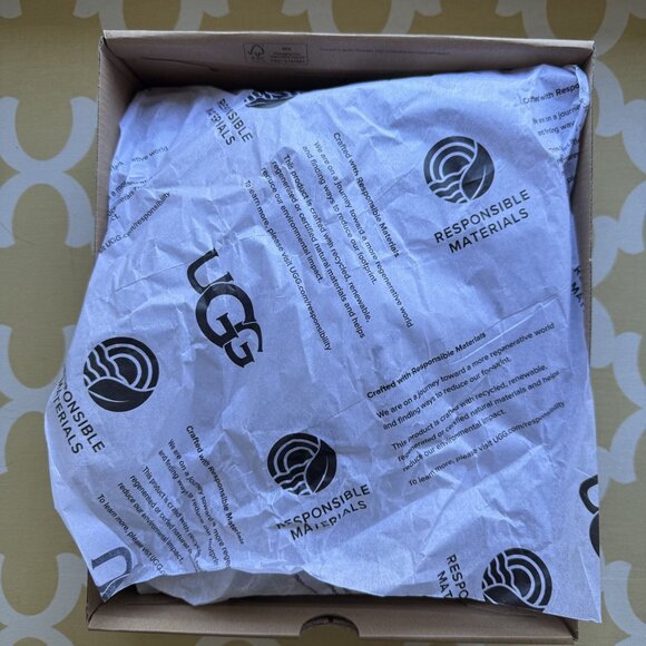 NIB UGG® Women's Lowmel Lace-Up Sneaker Booties, Sand, Women's US Size 12 - Picture 13 of 16